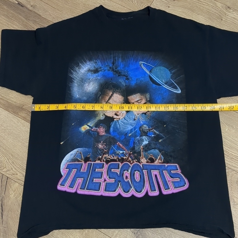 The Scott’s Rap Tee Kid Cudi Travis Scott T-Shirt Size Large - Picture 5 of 8
